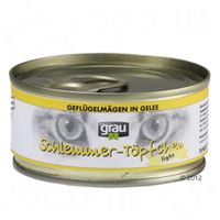 Grau Smulpotje Light Gevogeltemaag in Gelei Kattenvoer - - 6 x 100 g