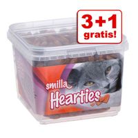 3 +1 gratis! Smilla Belonings-Snacks 4 x 125 g - - Hearties 4 x 125 g