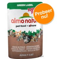 Almo Nature Label 6x , 3 soorten gemengd Kattenvoer - - Orange Label Bio Mix, 6 x 70 g