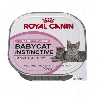 Mousses Royal Canin Babycat Instinctive pour chaton- 16 x 100 g