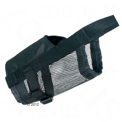 Muselière Trixie avec filet- taille M : circonférence du museau 20 à 28 cm