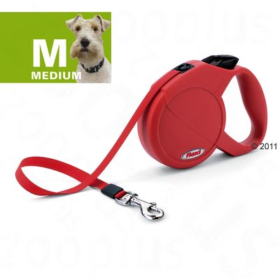 Dog Lead Flexi Classic Compact Medium - 5 m - blue