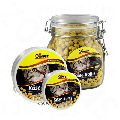 Gimpet Kaese-Rollis - 850 Stueck im Glas (450 g)