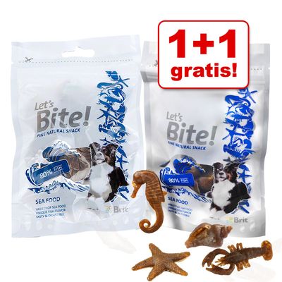 1 + 1 gratis! 2 x 70 g Let´s Bite Sea Food - 140 g (2 x 70 g)