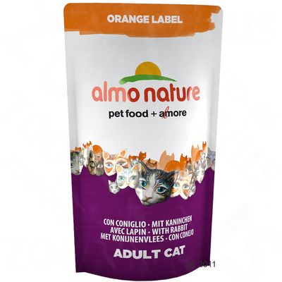 Croquettes pour chat Almo Nature Adulte lapin- 5 x 750 g