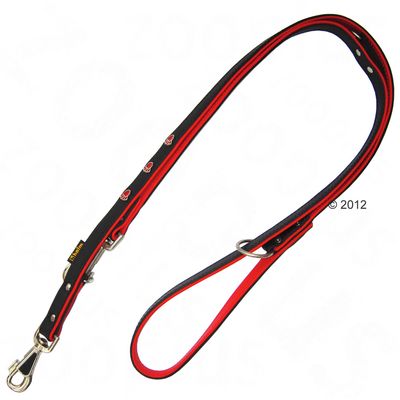 Correa de cuero ajustable para perros Heim Pfote - - Largo 200 cm / ancho: 16 mm