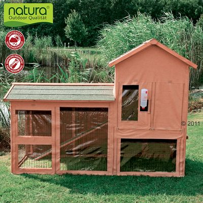 Housse pour clapier à lapin Natura 120 Exclusif + enclos- pour clapier Natura 120 Exclusif + enclos
