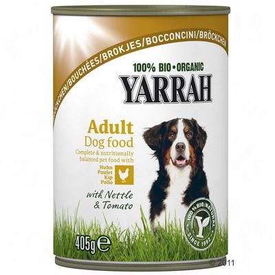 Yarrah Bio Broeckchen in Sosse Huhn – 6 x 405 g