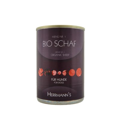 Herrmanns Bio-Menue 6 x 400 g - Gans mit Buchweizen, Obst & Kokosmilch (glutenfrei)