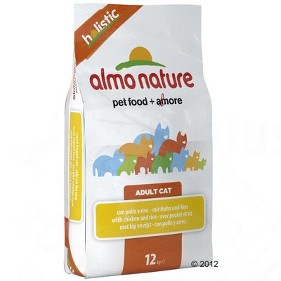 Croquettes pour chat Almo Nature Holistic, poulet & riz- 2 kg