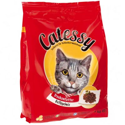 Croquettes pour chat Catessy Adult Trio de volailles- 1 kg