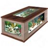 Table basse Aquatlantis Aquatable 130 - noyer/chêne-crème