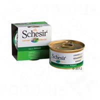 Schesir Natural Kattenvoer 6 x 85 g - - tonijn met ansjovis