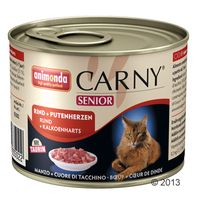 Animonda Carny Senior Kattenvoer 6 x 200 g - - rund & kalkoenhart