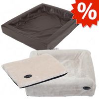 Komplettset: Hygienisches Hundebett, wei� - - L 100 x B 80 cm