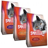 Gemengd pakket Smilla Adult Kattenvoer - - 3 x 1 kg