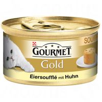 Gourmet Gold Eiersoufflé Kattenvoer 12 x 85 g - - Kip