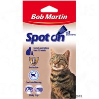 Bob Martin Spot On voor Katten - - 3 x 0,7 ml