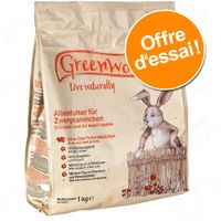 1 paquet d'1 kg de nourriture Greenwoods à prix avantageux ! - nourriture pour cochon d'Inde 1 paquet d'1 kg de nourriture Greenwoods à prix avantageux ! - nourriture pour cochon d'Inde