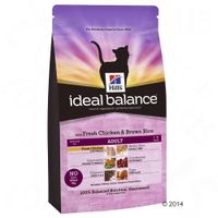 Hill´s Feline Ideal Balance Adult Kip & Rijst Kattenvoer - - 2 x 4 kg