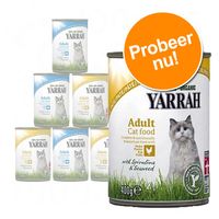 Probeerpakket ""Yarrah Bio Paté"" Kattenvoer 6 x 400 g - - Vis & Kip