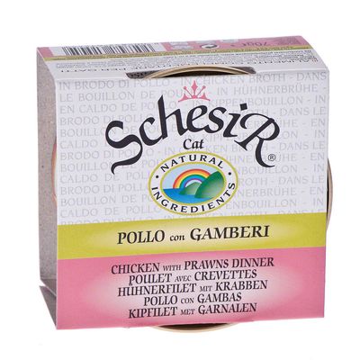 Schesir in Broth 6 x 70 g Chicken Fillet & Sea Bream Schesir in Broth 6 x 70 g Chicken Fillet & Sea Bream