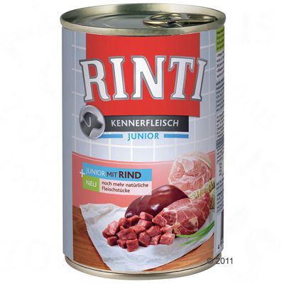 Rinti Kennerfleisch Junior 6 x 400 g - Huhn