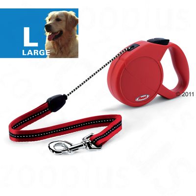 Laisse pour chien Flexi Classic Large (5 m)- rouge