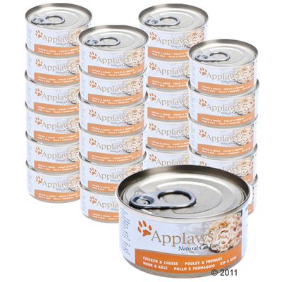 Applaws Katzenfutter Sparpaket 24 x 156 g - Huhn & Kuerbis