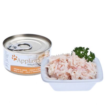 Boîtes pour chat Applaws 6 x 156 g- filet de poulet