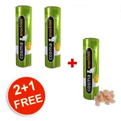 Freeze-dried Cat Snacks Cosma Snackies 2 + 1 Free ! - - Tuna 25g
