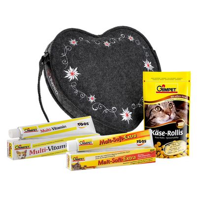 Gimpet Pasten- und Snack-Mix + Trachten-Herztasche gratis - 4-teilig