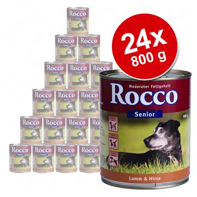 Sparpaket Rocco Senior 24 x 800 g - Lamm & Hirse
