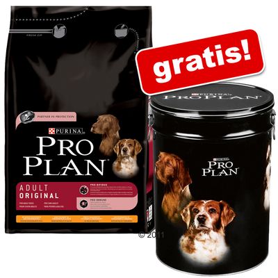 Grossgebinde Pro Plan Hundefutter + Futtertonne gratis! - Adult Digestion Lamm & Reis (14 kg)