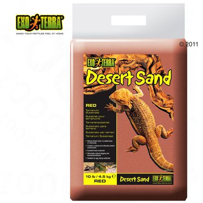 Substrat rouge pour terrarium Hagen Exo Terra Desert Sand- 4,5 kg