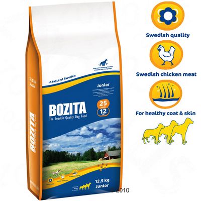 Bozita Junior 25/12 - Sparpaket 2 x 12,5 kg