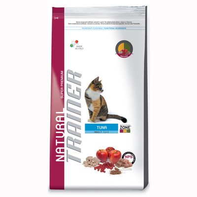 Croquettes pour chat Trainer Natural Adult, thon- 3 x 2 kg