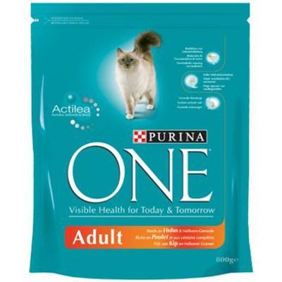 Purina ONE Adult kip & rijst - - 800 g