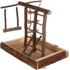 Aire de jeu en bois  pour perruche Natural Living