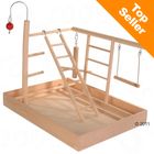 Aire de jeu pour perruche et petit perroquet