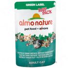 Almo Nature Green Label Raw v praktickém sáčku 6 x 55 g
