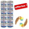 Almo Nature 12 x 70 g + Balles de jeu pour chat Day & Night