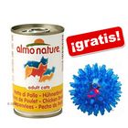 Almo Nature 18 x 140 g + Bola erizo luminosa ¡gratis!
