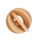 Balle en bois pour rongeur avec grelot