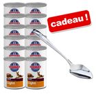 Boîtes Hill's Canine 12 x 370 g + cuillère pour boîtes