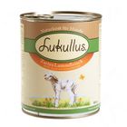 Boîtes pour chien Lukullus menu de Printemps à l'agneau