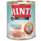 Boîtes pour chien Rinti Sensible 6 x 800 g