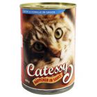 Bouchées en sauce pour chat Catessy, saumon & truite