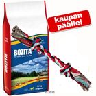 Bozita-suurpakkaus + monivärinen köysilelu kaupan päälle!