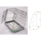 Cage de transport avec une face inclinée